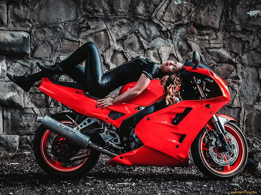 Beautiful girl Beautiful girls and motorcycles in Shymkent