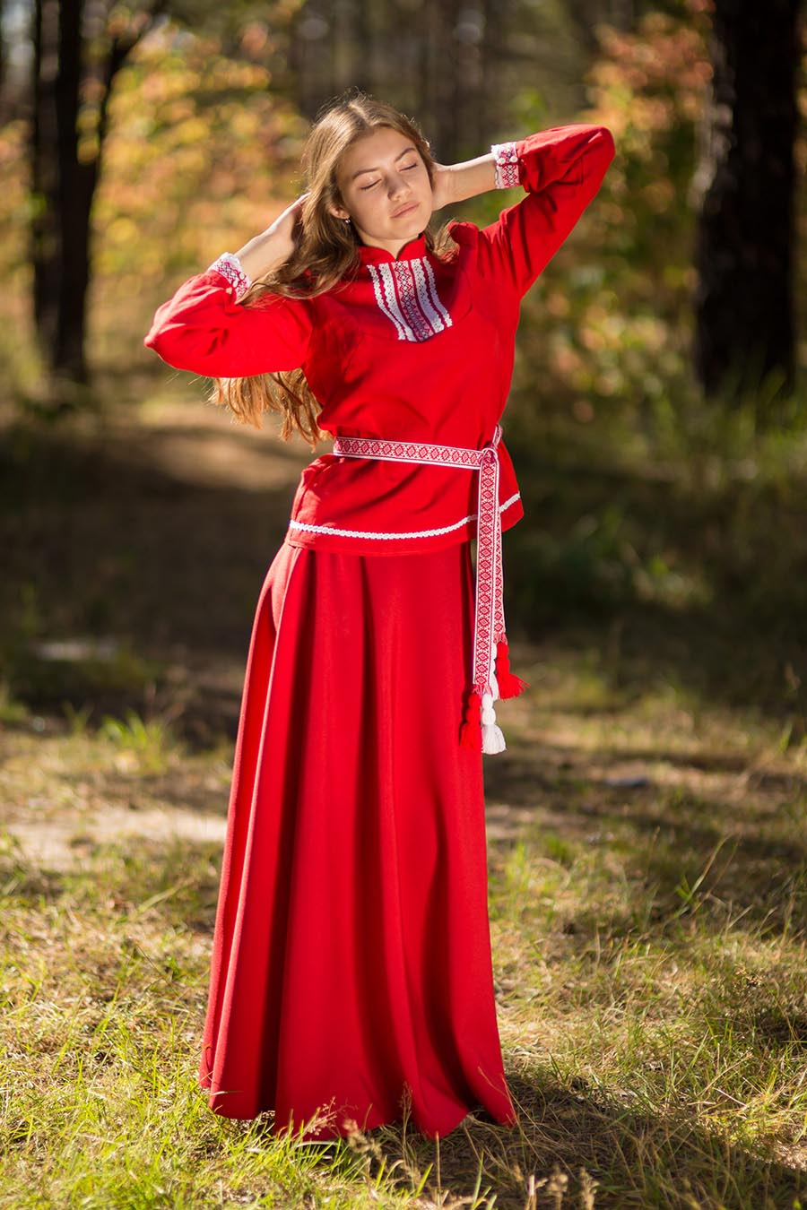 Underwear Women in Slavic costumes in Shymkent