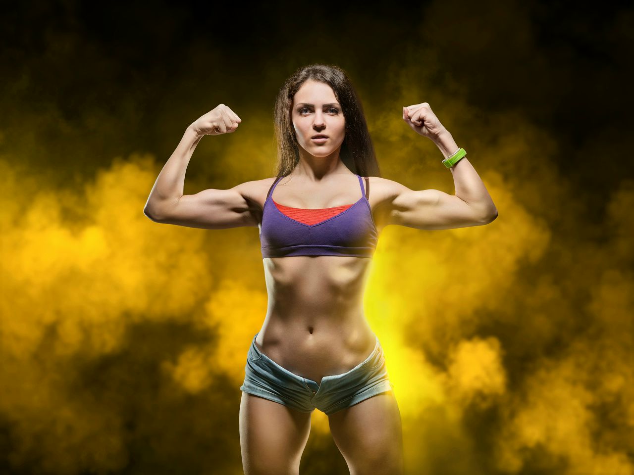 Athletic girls in Shymkent